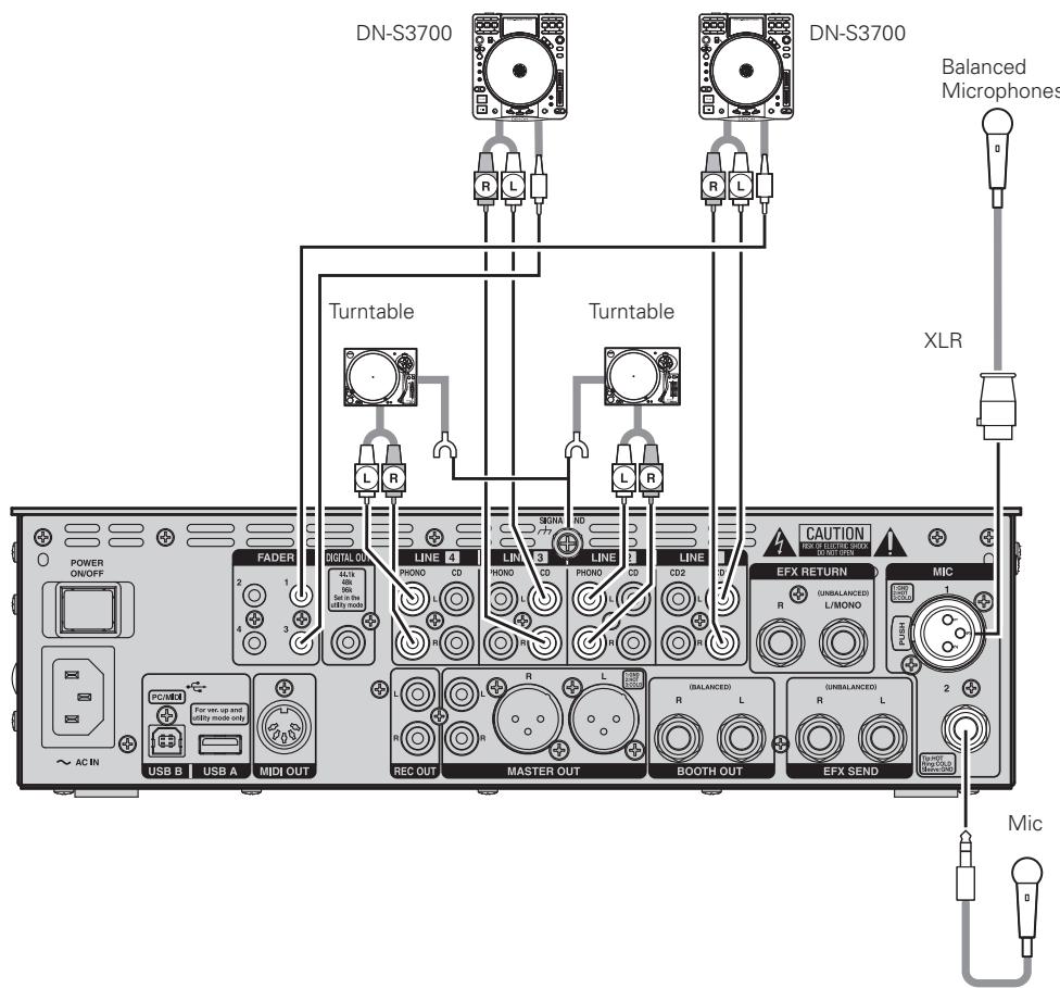 DENON DN-X1600 - Input Terminal Connection - 1