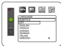 DENON DVM-1815 - SUBTITLE (Default:OFF) - 2