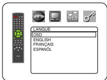 DENON DVM-1815 - MENU du DISQUE (défaut : anglais) - 2
