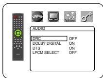 DENON DVM-1815 - DRC (Dynamic Range Control) (Default: OFF) - 1
