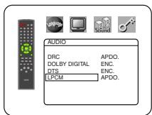 DENON DVM-1815 - Ajustes de audio - 5