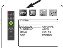 DENON DVM-1815 - Selección de idioma - 1