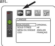 DENON DVM-1815 - Réglage de la langue - 1