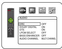 DENON DVM-2815 - DRC (Dynamic Range Control) (Default: OFF) - 1