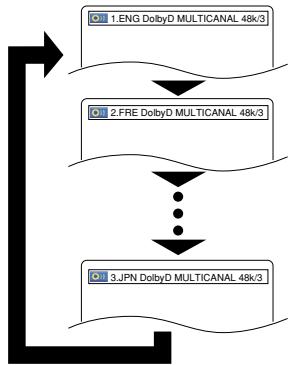 DENON DVM-2815 - Idioma de audio o modo de sonido - 1