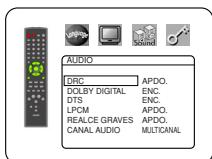 DENON DVM-2815 - Ajustes de audio - 1