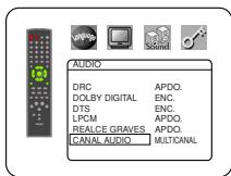 DENON DVM-2815 - Ajustes de audio - 5