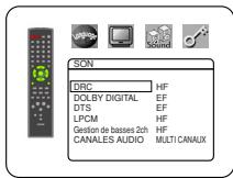 DENON DVM-2815 - DRC (Contrôle de la plage dynamique) (Défaut : HF) - 1