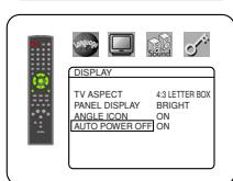 DENON DVM-2815 - AUTO POWER OFF (Default:ON) - 1