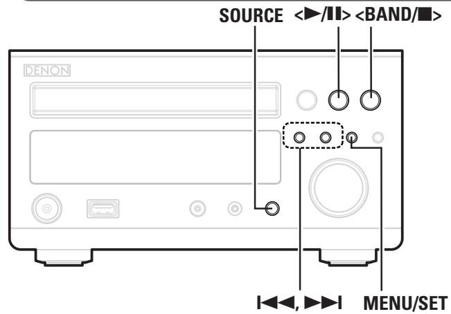 DENON RCD-M37 - Symbols used to indicate buttons in this manual - 1