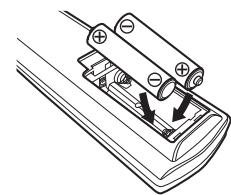 DENON RCD-M37 - Inserting the Batteries - 2