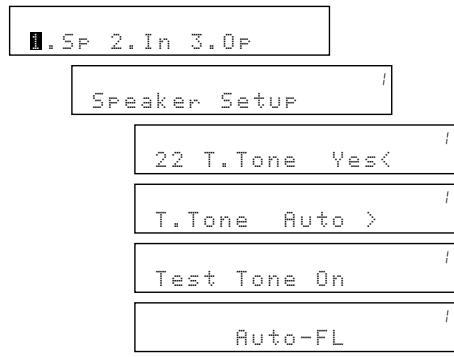 DENON AVR-1709 - Test Tone - 1