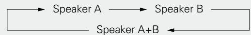 DENON AVR-1709 - Switching the front speakers - 1
