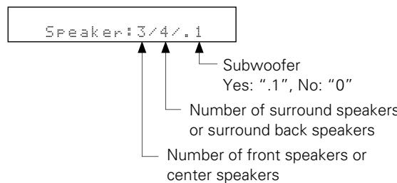 DENON AVR-1709 - Step 1: Speaker Detection - 1