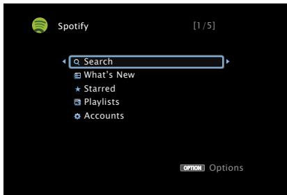 DENON AVR-X4000 - Utilisez pour sélectionner le menu, puis appuyez sur ENTER. - 1