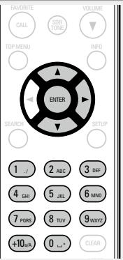 DENON CEOL N5 - Recherche de stations par mot clé (chaîne alphabétique) - 1