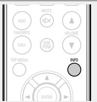 DENON CEOL N5 - Pendant la lecture, appuyez sur INFO. - 1