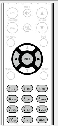 DENON CEOL N5 - Utilisation des touches numériques - 1
