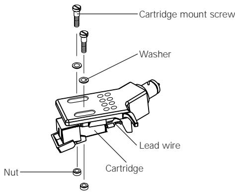 DENON DP-300F - □Removing the cartridge - 2