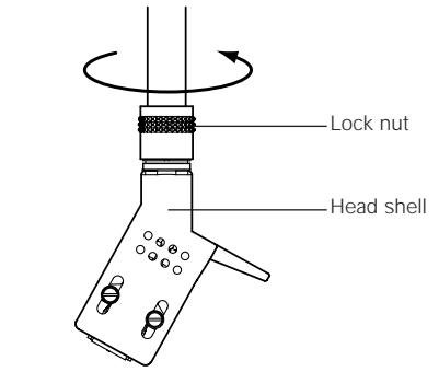 DENON DP-300F - □Removing the cartridge - 1