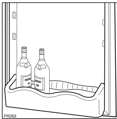 ZANUSSI ZA32S - Positioning the door shelves - 2