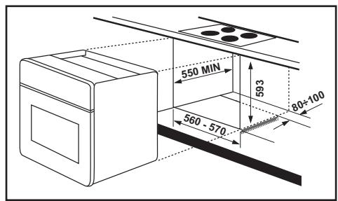 ZANUSSI ZOB462X - Securing the Appliance to the Cabinet - 3