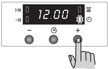 ZANUSSI ZOB462X - To reset the correct time of day: - 1