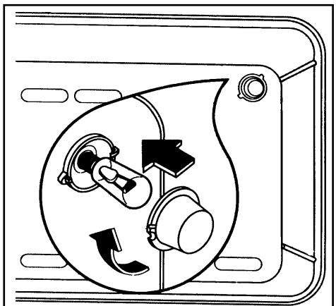 ZANUSSI ZOB661QN - Replacing the Oven Light - 2