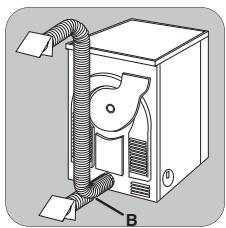 ZANUSSI ZTB275 - Anschluss eines Abluftschlauchs - 2