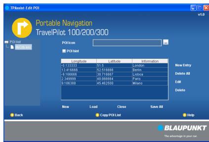 BLAUPUNKT TRAVELPILOT 200 - Note: - 1