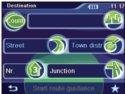 BLAUPUNKT TRAVELPILOT 200 - Entering an address - 2