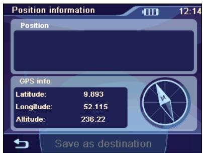 BLAUPUNKT TRAVELPILOT 200 - Storing the position - 3