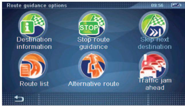 BLAUPUNKT TRAVELPILOT 500 - Additional functions during route guidance - 1