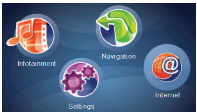 BLAUPUNKT TRAVELPILOT 500 - Main menu - 1