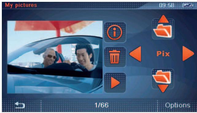 BLAUPUNKT TRAVELPILOT 500 - Showing image files - 1