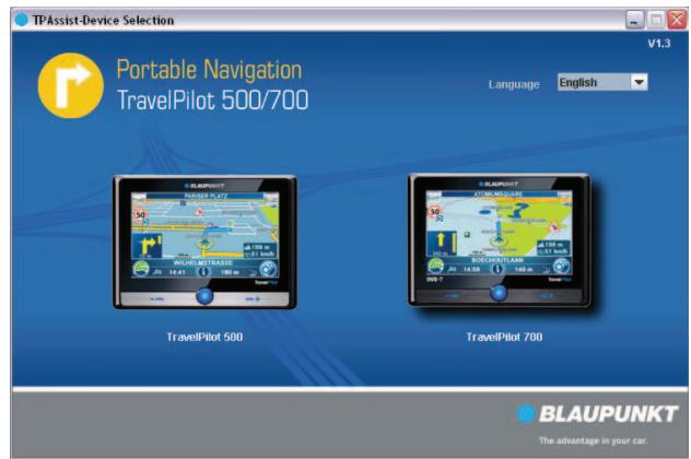 BLAUPUNKT TRAVELPILOT 500 - How do I start TPAssist? - 1