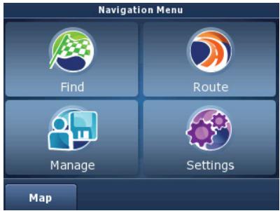 BLAUPUNKT TRAVELPILOT EASY - Navigation menu - 1