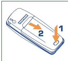 ALCATEL-LUCENT OT-320 - To remove the battery - 1