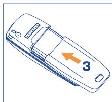 ALCATEL-LUCENT OT-320 - To install the battery - 2