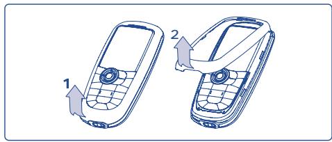 ALCATEL-LUCENT OT-565 - Ouvrir la coque avant - 1