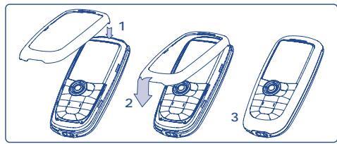 ALCATEL-LUCENT OT-565 - Fermer la coque avant - 1