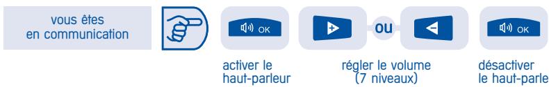 ALCATEL-LUCENT ADVANCED REFLEXES - Mettre le haut-parleur en cours de communication (combiné décroché) - 1