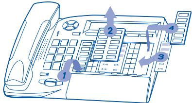ALCATEL-LUCENT ADVANCED REFLEXES - Placer les étiquettes des touches programmables - 5