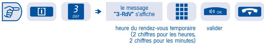 ALCATEL-LUCENT EASY REFLEXES - Programmer un rappel de rendez-vous - 1