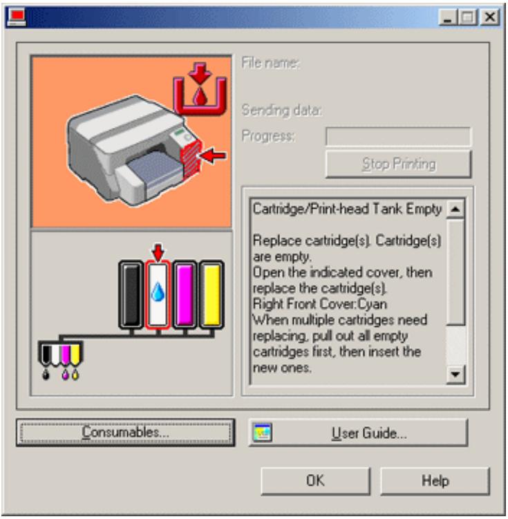 RICOH AFICIO GX 3000 - Check the cartridge status. - 2