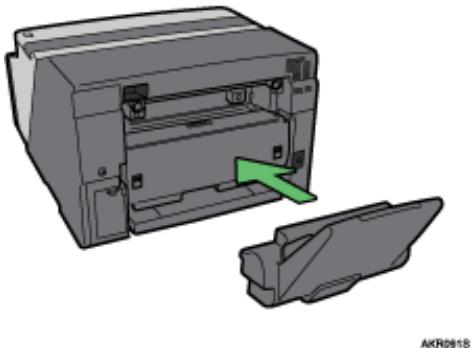 RICOH AFICIO GX 3000 - Detaching and Reattaching the Multi Bypass Tray (Optional) - 2