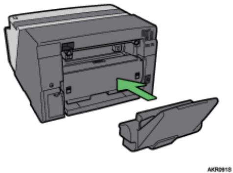 RICOH AFICIO GX 3000 - Removing Paper Jammed in the Bypass Tray (optional) - 10
