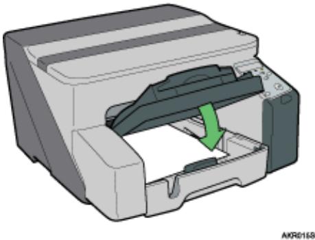 RICOH AFICIO GX 3000 - Lower the output tray. - 1