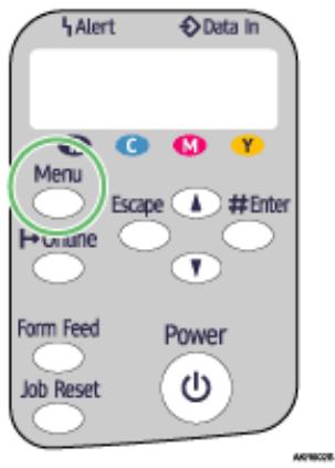 RICOH AFICIO GX 3000 - Changing the Language Menu - 1
