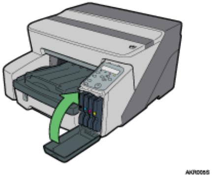 RICOH AFICIO GX 3000 - Close the right front cover. - 1